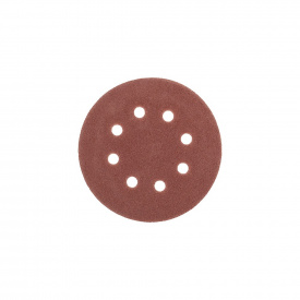 Коло шліфувальне на липучці MASTERTOOL GM з 8 отворами 125 мм зерно 60 5 шт (08-2506-H)