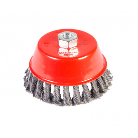 Щітка торцева із плетеного дроту D125 М14 MASTERTOOL GM (19-7012)