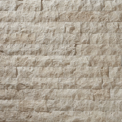 Travertine Травертин скол Light Split Face Tumbled Export 10*FL Вишневое