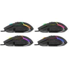 Миша Defender Warfame GM-880L RGB 8 кнопок 12800 dpi Чорний (52880) Харків