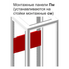 Наборная монтажная панель разборного щита Билмакс Б00030080 ПМ 300-7