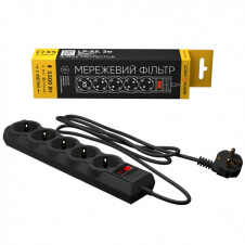 Фото - Сетевой фильтр питания LogicPower LP-X5 PREMIUM, 2m black (9583) Сетевой фильтр питания LogicPower LP-X5 PREMIUM, 2m black (9583)