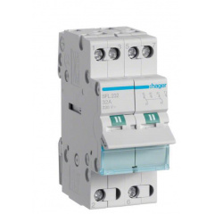 Переключатель Hager SFL232 (общие точки снизу) Кушугум