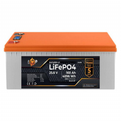 Аккумулятор LogicPower LiFePO4 25,6V - 160 Ah 4096Wh BMS 200A/100А пластик LCD Smart BT (LP24409) Киев
