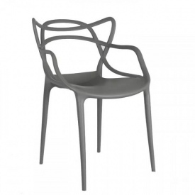 Пластиковий стілець Мастерс сірий
