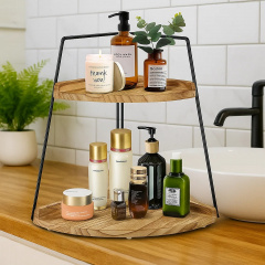 Полка угловая кухнная для специй или ванной комнаты и пренадлежностей,стойка на два яруса настольная SW00510 Бердянск