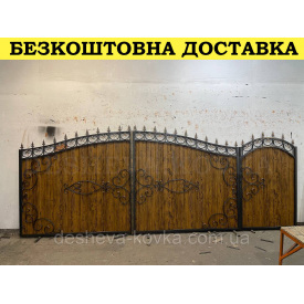 Кованые ворота из эксклюзивной ковкой