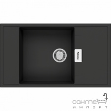 Гранитная кухонная мойка Fabiano Navio 86x50 XL 8221.201.0949 Antracit