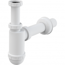 Сифон для раковины Alcaplast 5/4" пластик, белый (A43)