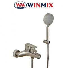 Змішувач для ванни короткий нос Winmix Euro ASA (Chr-009) SUS304 з нержавіючої сталі, Польща Самбір