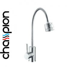 Смеситель для кухни рефлекторный Champion SUS-011 CHROME REFLECTOR, из нержавеющей стали Херсон