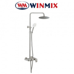 Душова колона Winmix DAR-009-J із змішувачем із нержавіючої сталі SUS304, Польща Хуст