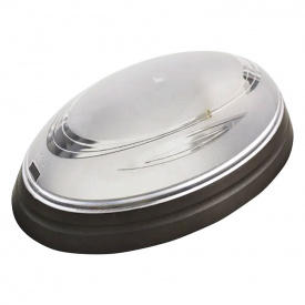 Светильник пластиковый Horoz Electric Овал Нинова дымчатый (400-012-107)