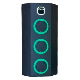 Зарядная станция для электромобиля 22 кВт 32А 1-фазная Type 2 3 розетки Octa Energy (W117)