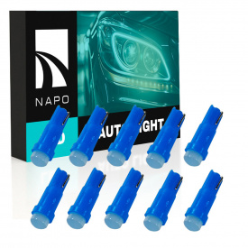 Комплект світлодіодних ламп Napo LED T5-1led-A T5 W1,2W 10 шт Синій (2441247979)