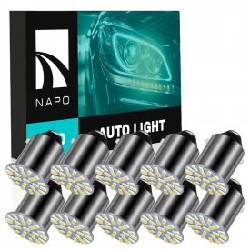 Комплект світлодіодних ламп Napo LED 1156-3014-22smd P21W 1156 BA15S 10 шт Білий (2522210001)