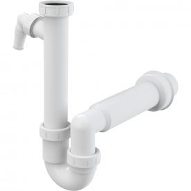 Сифон для мойки Alcaplast пластик, белый (A81-DN50)