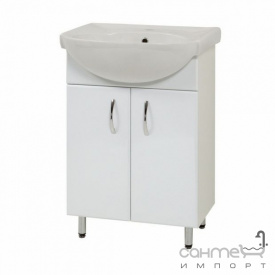 Тумба под раковину СанСервис Лотос 55 (Solas 56) белый