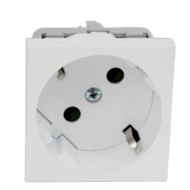 Розетка Kopos QS 45x45 C белая