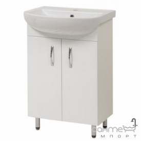 Напольная тумба под раковину СанСервис Стандарт 60 Arteco белая
