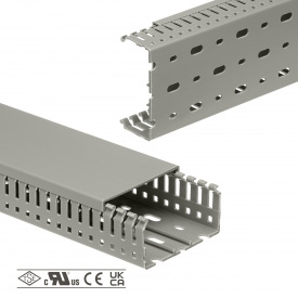 Перфорированный короб 80х40мм Klemsan KKD 8040 2м (0.0.0.5.558040)