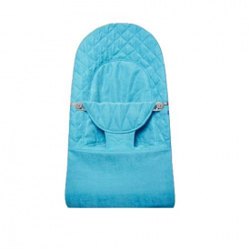 Змінний чохол SBT group на шезлонг Baby Bjorn Balance Soft у клітку бавовна Синій (BBS-00-13)