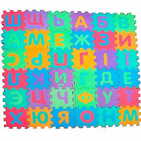 Напольні пазли килимки Eva 0379 Алфавіт укр, 36 шт