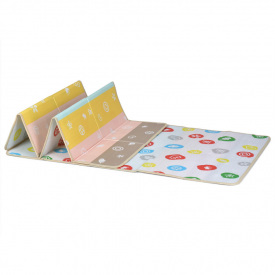 Дитячий Термокилимок двосторонній складний (Кольорові кола) El Camino ME 1135 180х100х1 см