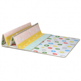 Дитячий Термокилимок двосторонній складний (Кольорові кола) El Camino ME 1136 180х150х1 см