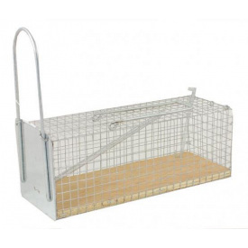 Крисоловка-живоловка клітка Chomik 2 шт 100x100x240 мм Бежево-сріблястий