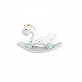 Детская лошадка качалка BabyPlayPen Унисекс Музыкальная 1348446616 Белый