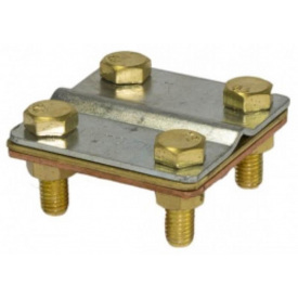 Соединитель «прут/полоса» с раздельной пластиной DKC NG3102CUZC Ø8-10мм сталь/медь/латунь