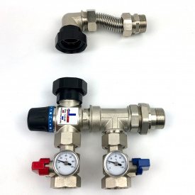 Змішувальний вузол Kvant Labaratory FLOMIX(Т) 1" для теплої підлоги