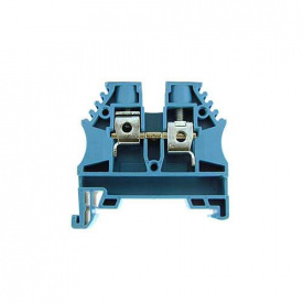 Клемма наборная на DIN рейку AVK-6 синяя Klemsan