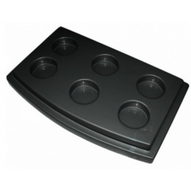 Піддон для акваріума Природа овальна 150х50 см Чорний (PR740626)