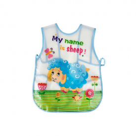 Слинявчик клейончатий на зав`язках Mega Zayka MGZ-0607 (Blue)