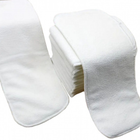 Набір змінних вкладишів для багаторазових підгузків 2Life 8 шт Білий v-12489