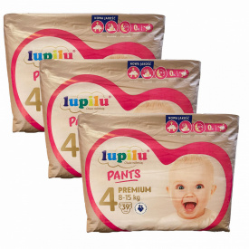 Підгузники-трусики Lupilu Premium Jumbo Bag 4 Maxi 8-15 кг 117 шт