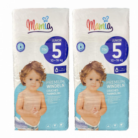 Дитячі підгузники Mamia Premium 5 Junior (10-16 кг) 140 шт