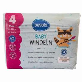Підгузки Bevola Baby 4 Maxi 8-14 кг 42 шт