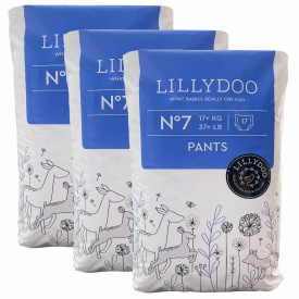 Підгузки-трусики Lillydoo 7 17+ кг 51 шт