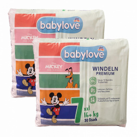 Підгузники Babylove Premium 7 XXL 16+ кг 60 шт
