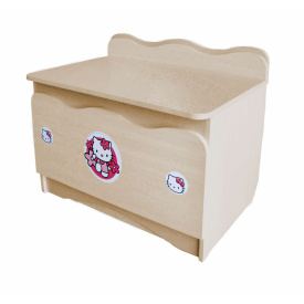 Ящик для іграшок Казка Тема КІТТІ МАКСІ МЕБЛІ Дуб молочний (5102819)