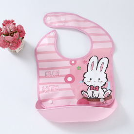 Слюнявчик 2Life 35х23 см Рожевий (vol-9864)