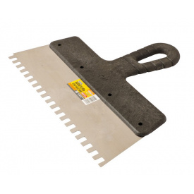 Шпатель зубчастий 250 * 6 * 6 мм MASTERTOOL GM (19-6625)