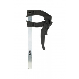 Струбцина рейкова швидкозатискна MASTERTOOL GM тип F 200х90 мм сила затискання 600 Н (07-0013)