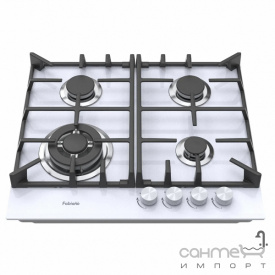 Газовая варочная поверхность Fabiano FHG 1044 VHGT2 White Glass белое стекло