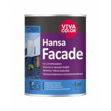 Фото - Краска фасадная Hansa Facade матовая база LА белая 0,9 л Краска фасадная Hansa Facade матовая база LА белая 0,9 л