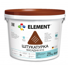 Штукатурка фасадная силоксановая Element К15 25 кг