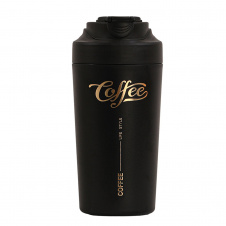 Термочашка з керамічною колбою YIWU Coffee 480 мл Чорний (HP-14-14B)